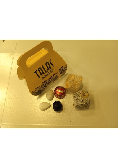 Talas Kuruyemiş Söz Nişan İkramlık Kutu 100 x 50 G