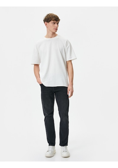 Koton Slim Fit Kot Pantolon - Brad Jean Siyah 4sam40003nd 4SAM40003ND999 Siyah Koton Slim Fit Kot Pantolon - Brad Jean Siyah 4sam40003nd 4SAM40003ND999 Siyah
