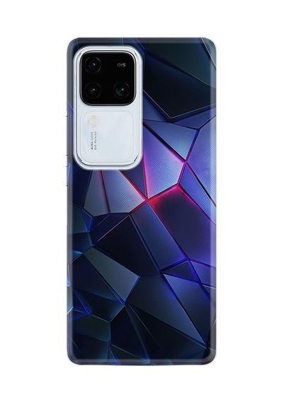 Vivo V30 Kılıf Desenli Silikon Platinium Series Üçgenler 2 1872