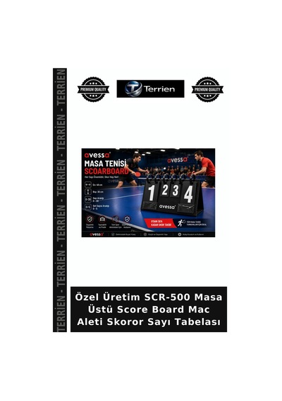 Özel Üretim Scr-500 Masa Üstü Score Board Mac Aleti Skoror Sayı Tabelası