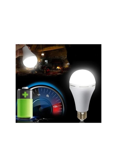 Ct-4229 5'li Paket Şarjlı Led Ampul E27 Duylu Beyaz Işık