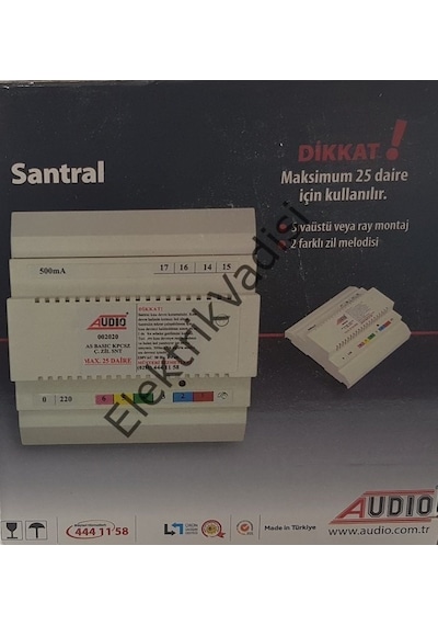 Audio Basic Görüntüsüz Çift Zilli Santral As 2020 As 202