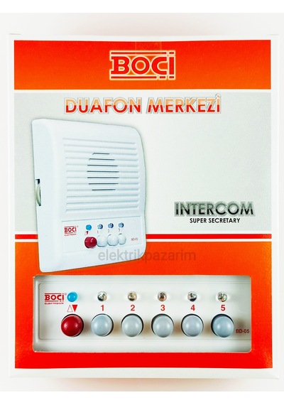 Boçi 5 Li Diafon Merkez Beşli Çaycı Diafon Merkezi