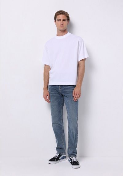 Colin's Colins Loose Straight Fit Orta Bel Düz Paça Erkek İndigo Jean Pantolon Cl1076004 Q1.v1 Dn44446 Denim Colin's Colins Loose Straight Fit Orta Bel Düz Paça Erkek İndigo Jean Pantolon Cl1076004 Q1.v1 Dn44446 Denim