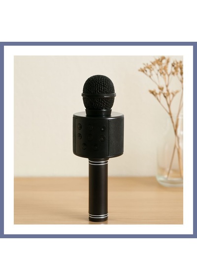 Bezos Kablosuz Karaoke Mikrofon Hoparlör Usb/tf/aux, 800mah Dlra