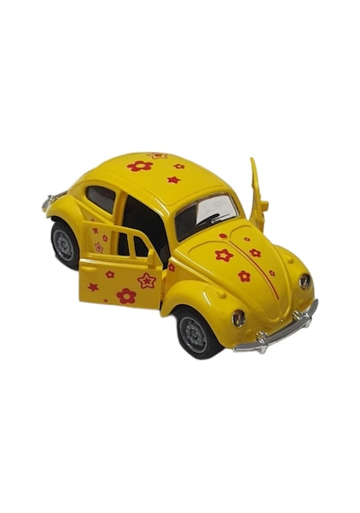 Vosvos Araba - Sürtmeli Desenli Sarı - Jw567-060