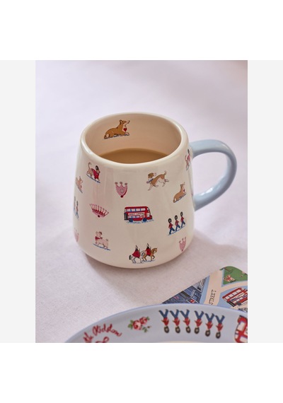 London Billie Krem Stoneware Kupa 340 Ml