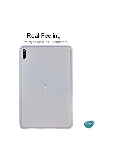 Microsonic Huawei Uyumlu Matepad 10.4'' Kılıf Soft Beyaz