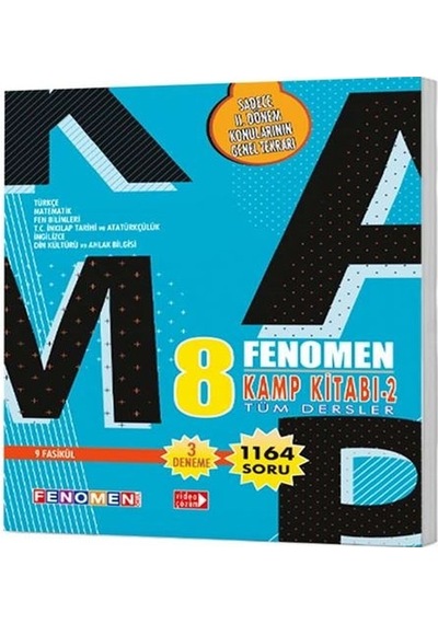 Fenomen 8. Sınıf Tüm Dersler 2.dönem Kamp Kitabı