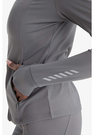 Defacto Defactofit Slim Fit Dar Kesim Dik Yaka Hırka E9676ax25auar129 Antrasit