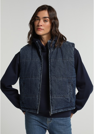 Colin's Colins Regular Fit Kadın Dark İndigo Denim Yelek Cl1082773 Q1.v1 Dn45191