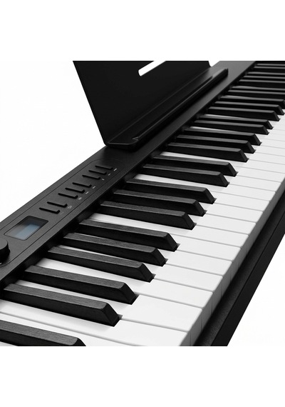 Jwin Jdp-8840 Tuş Hassasiyetli Katlanabilir Bluetooth + Şarjlı Piyano - Siyah