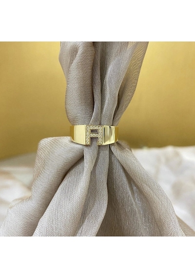 Çgk Çiğdem Gürel Kuyumculuk A Harf Altın Yüzük Aharfyüzük01 14yeni0017 Gold