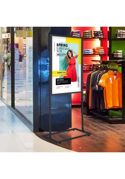 Eko Poster Pano Tek Katlı B2 50x70cm Siyah 50x70