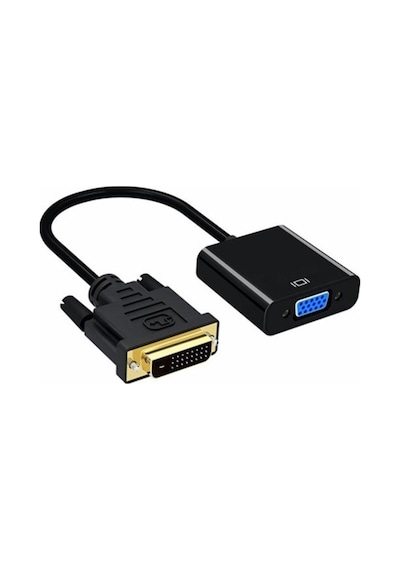 Dvi Vga Dvi To Vga Aktif Dönüştürücü Kablo Dvı-d Erkek - Vga
