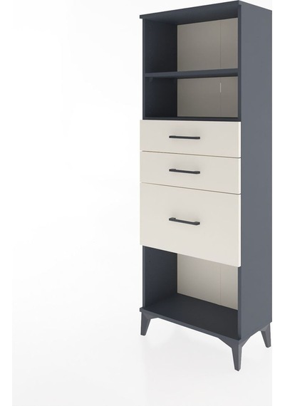 Arges Dolap 2 Raflı 3 Çekmeceli 60x30x163 Antrasit-aytaşı Antrasit Arges Dolap 2 Raflı 3 Çekmeceli 60x30x163 Antrasit-aytaşı Antrasit