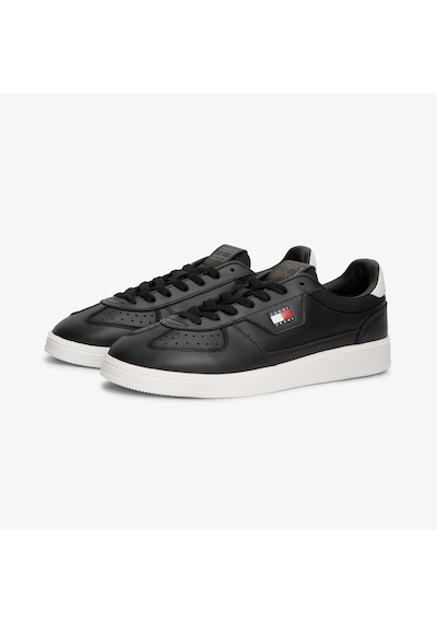 Tommy Hilfiger The Greenwich Edge Leather Erkek Siyah Spor Ayakkabı Em0em01762 2800282