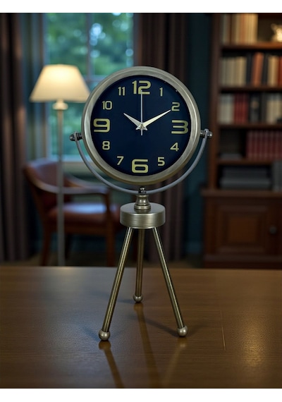 Büro Ev Ofis Hediyesi İçin Eskitme Vintage Tarz Masa Saati Diğer