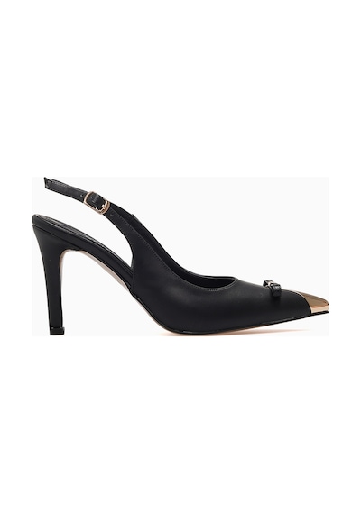 Kuum Kadın İnce Topuklu Stiletto Ayakkabı 26k K145-25882 Siyah