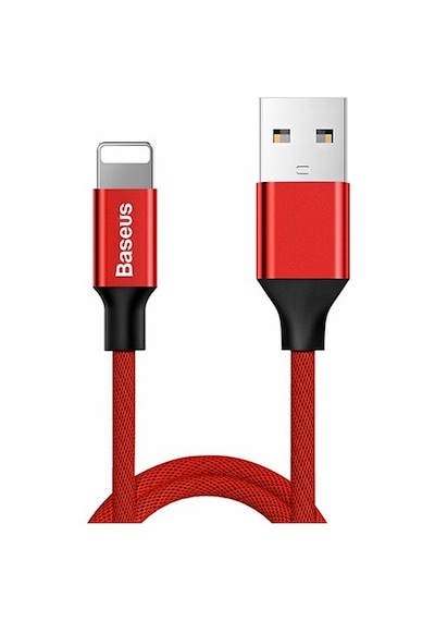 Baseus Yiven Lightning 1.2m. Kablo-Kırmızı