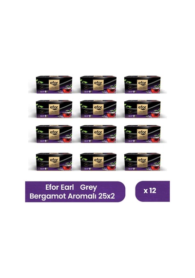 Efor Earl Grey 25x2gr 12 Adet