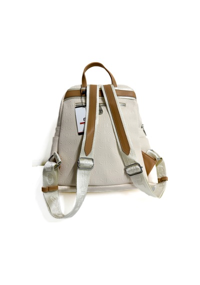 Just Polo Kadın Yeni Sezon Büyük Boy Sırt Çantası 6011mh Krem Camel Yeni