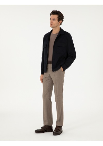 Cacharel Koyu Lacivert Regular Fit Ceket