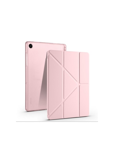 Samsung Uyumlu Galaxy Tab A9 Plus A11+ Üçgen Standlı Uyandırma Fonksiyonlu Tablet Kılıfı Kapaklı Kılıf
