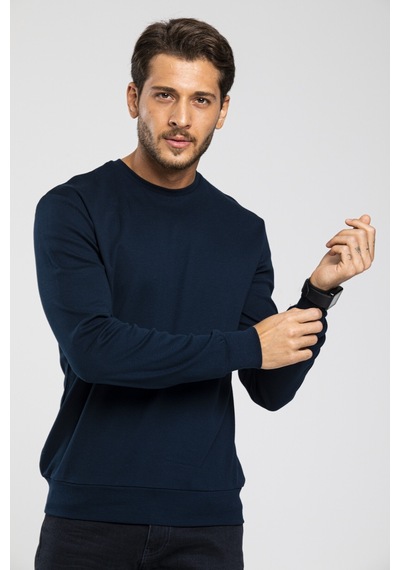 Erkek Bisiklet Yaka Slim Fit Sweatshirt Spr 20k17 001