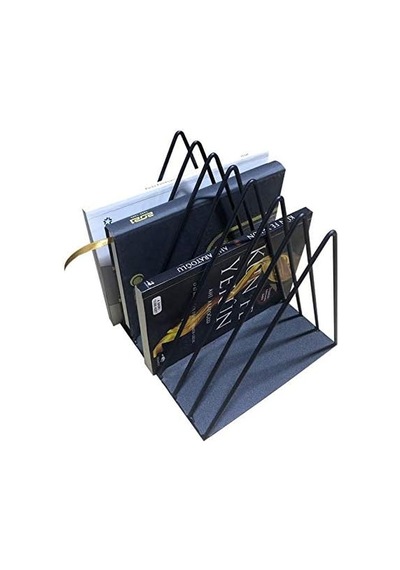Wess Dizayn Metal Üçgen Dergilik, Plaklık, Gazetelik 7 Li Sac Raf Wd43s