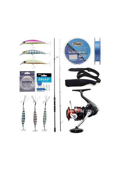 Yek Outdoor Spin Olta Seti Okuma Wave Up Spin 259cm 10-35gr 2 Parça Olta Kamışı&shimano Sienna 4000 Fg Spin Makinesi