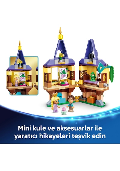 LEGO® ǀ Disney Princess Rapunzel’in Mini Kulesi 43294 – 5 Yaş Üzeri Çocuklar için 3 Karakter İçeren Oyuncak Yapım Seti (171 Parça)