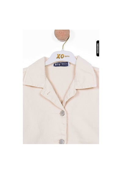 Nk Kids Xo Kids Düğmeli Polo Yakalı Sahte Çift Cepli Düz Renk Kız Çocuk Ceket 8-14 Yaş 36704 Krem Nk Kids Xo Kids Düğmeli Polo Yakalı Sahte Çift Cepli Düz Renk Kız Çocuk Ceket 8-14 Yaş 36704 Krem
