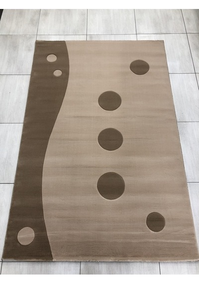 Saray Halı Vizyon 9025 Krem 150X230 Kahve Krem 4 M2 Halı