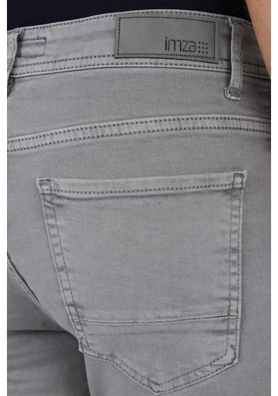 İmza Gri Pamuklu 5 Cep Casual Slim Fit 5 Cep Pantolon 1003250318 Gri