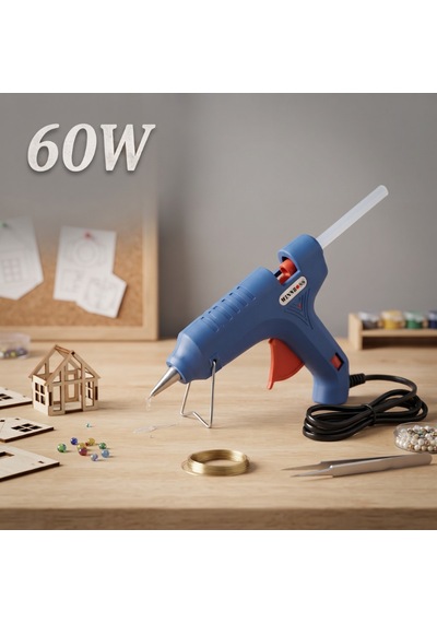 Büro Ev Ofis Hobi Takım Çantası İçin 60w 11mm Maksi Kabza Tip Sıcak Silikon Aparatı