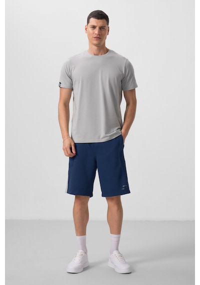 Tommy Life Taş Erkek Basic Kısa Kol Standart Kalıp O Yaka T-shirt - 87911 Taş