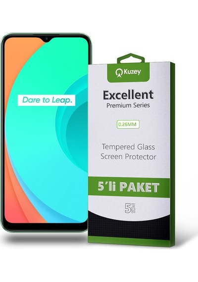Realme C11 Ekran Koruyucu Cam 5 Adet (534068210) 20 Tl Fark Ile Apple  Uyumlu iPhone Hızlı Şarj Kablosu