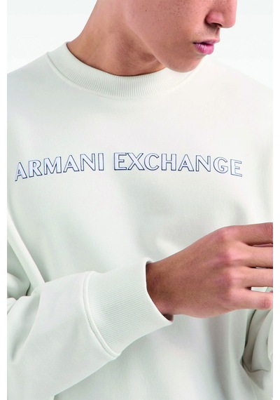 Armani Exchange Erkek Sweat Beyaz