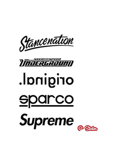 Arka Cam Sticker Set Oto Sticker Araba Sticker