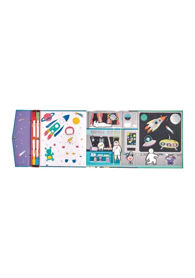 Floss & Rock Mıknatıslı Çoklu Oyun Seti Space 44p6454