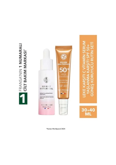 Günlük Leke Karşıtı Rutin Seti Yaşlanma Karşıtı Spf50+ Güneş Korumalı