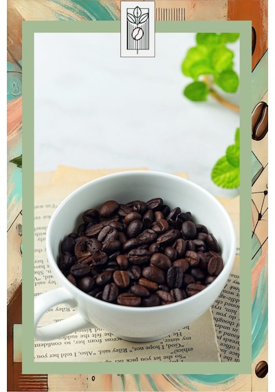Mint Bean Coffee 200g, Nane Aromalı Çekirdek Kahve Çekirdek Kahve
