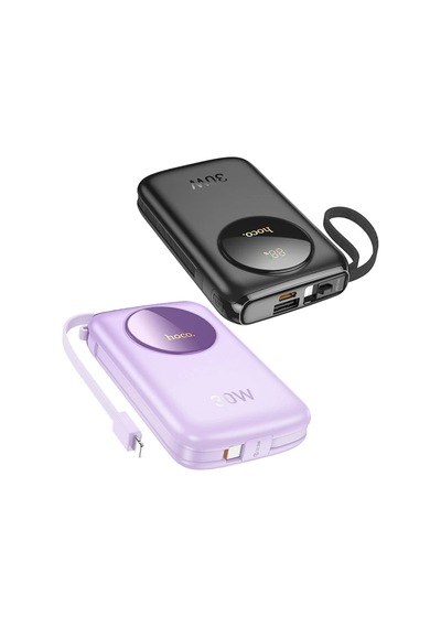 Hoco Q19 Lucky 10000mah 30w Dijital Göstergeli Kablolu Powerbank- 5775