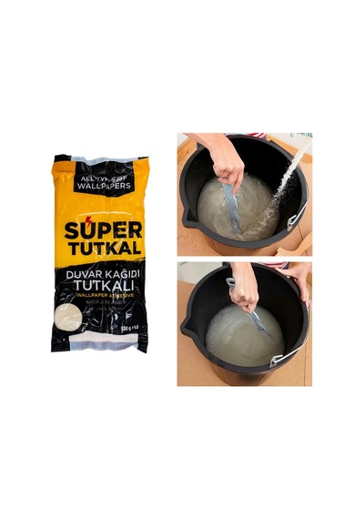 6472 Duvar Kağıdı Yapıştırıcı Tutkalı 500 Gr
