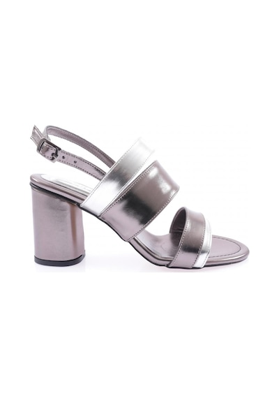Dgn 310-23y Kadin Topuklu Sandalet 310-2162-R2654 Gümüş - Platin