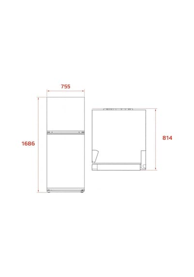 Teka RTF 54760 SS Inox Çift Kapılı No Frost Buzdolabı