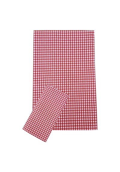 Zefir Desen Sofra Bezi Masa Örtüsü 170 X 170 Cm Kırmızı Çok Renkli