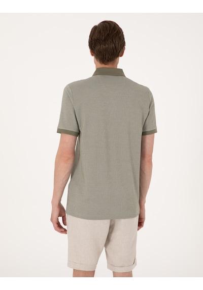 Pierre Cardin Erkek Haki Tişört 50306862-vr027 Haki