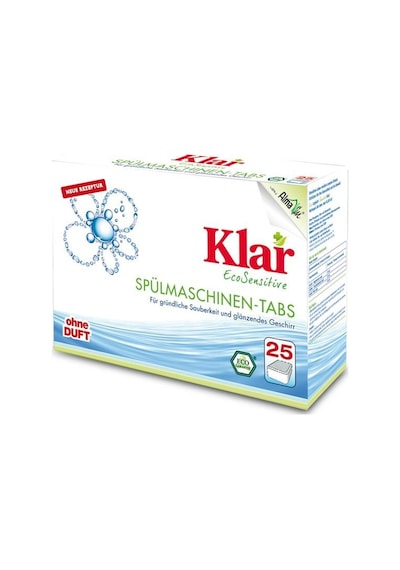 Klar Eco Sensitive Bulaşık Makinesi Deterjanı 25 Tablet